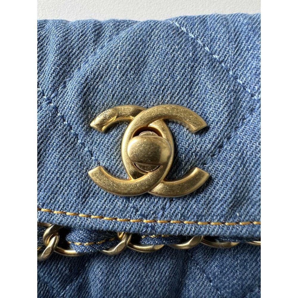 Chanel hobo denim bag 26cmX20cmX6cm Bags