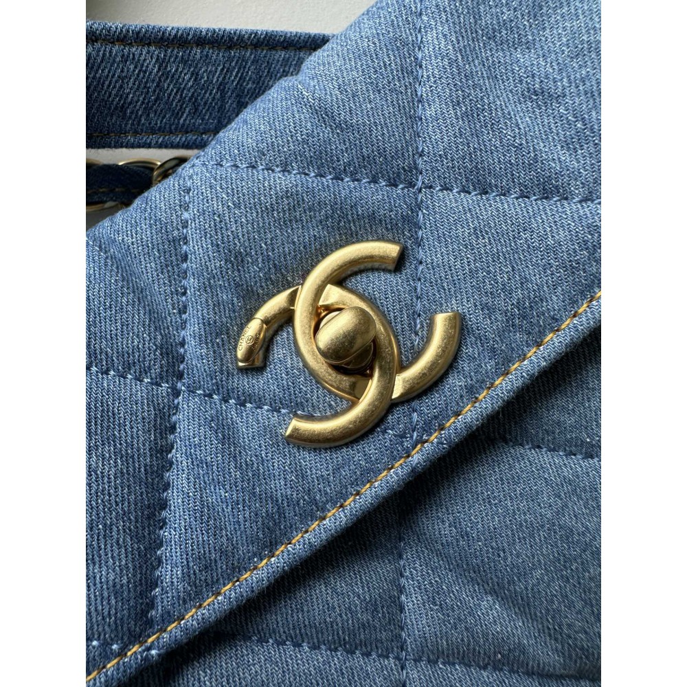 Chanel hobo denim bag 25cmX30cmX6cm Bags