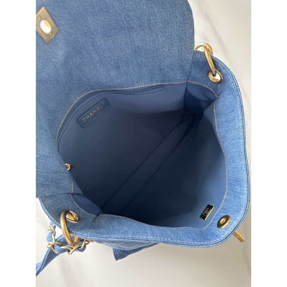 Chanel hobo denim bag 25cmX30cmX6cm Bags