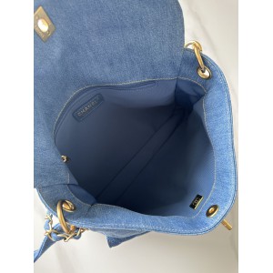 Chanel hobo denim bag 25cmX30cmX6cm Bags