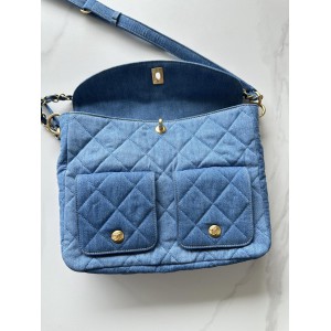 Chanel hobo denim bag 25cmX30cmX6cm Bags