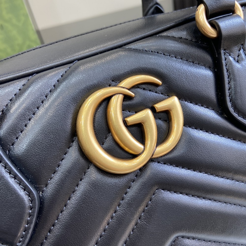 Gucci Marmont Small Top Handle Bag Leather 795199 Bags