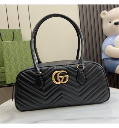 Gucci Marmont Medium Top Handle Bag Leather 795218