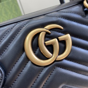 Gucci Marmont Medium Top Handle Bag Leather 795218 Bags