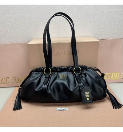 Miu Miu Joie nappa leather bag 44x16x10.5cm