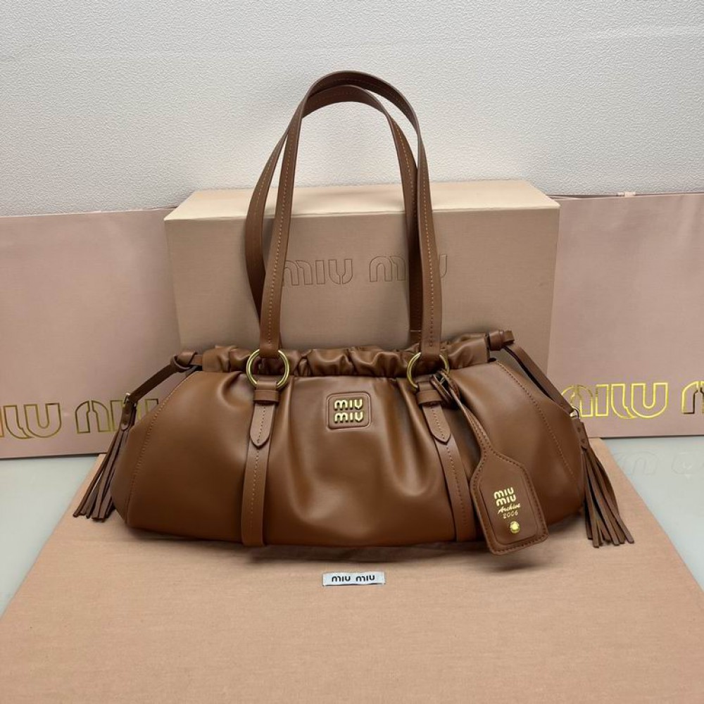 Miu Miu Joie nappa leather bag 44x16x10.5cm Bags
