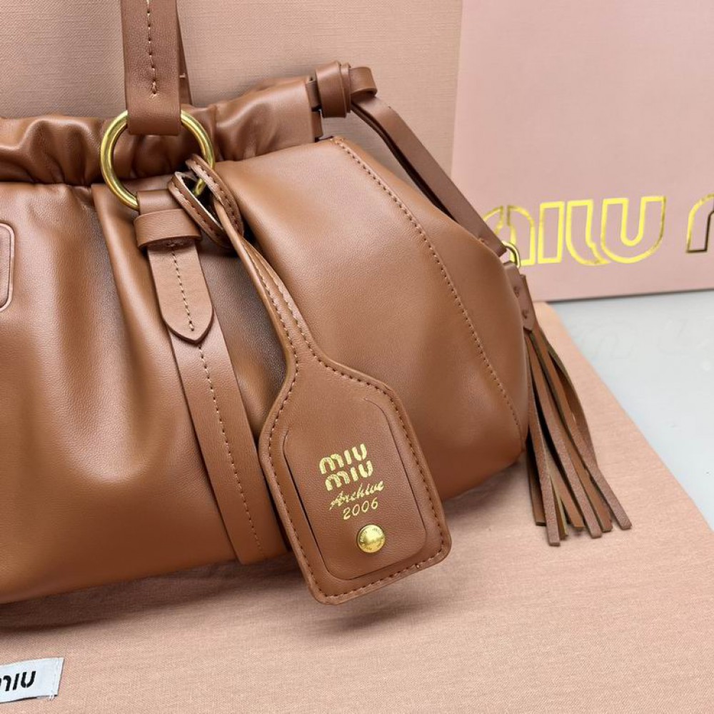 Miu Miu Joie nappa leather bag 44x16x10.5cm Bags