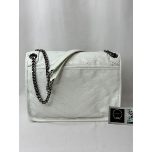 Ysl niki bag vintage leather 28x20cm blanc Bags