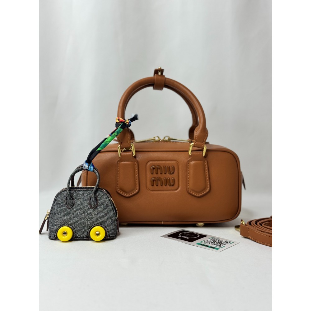 Miu miu Arcadie Leather Bag 22X10.5X7.5Cm Bags