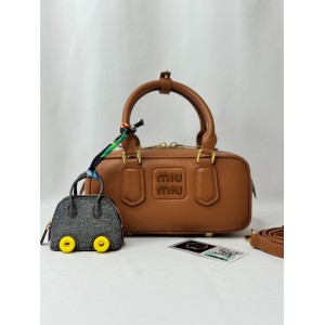 Miu miu Arcadie Leather Bag 22X10.5X7.5Cm Bags