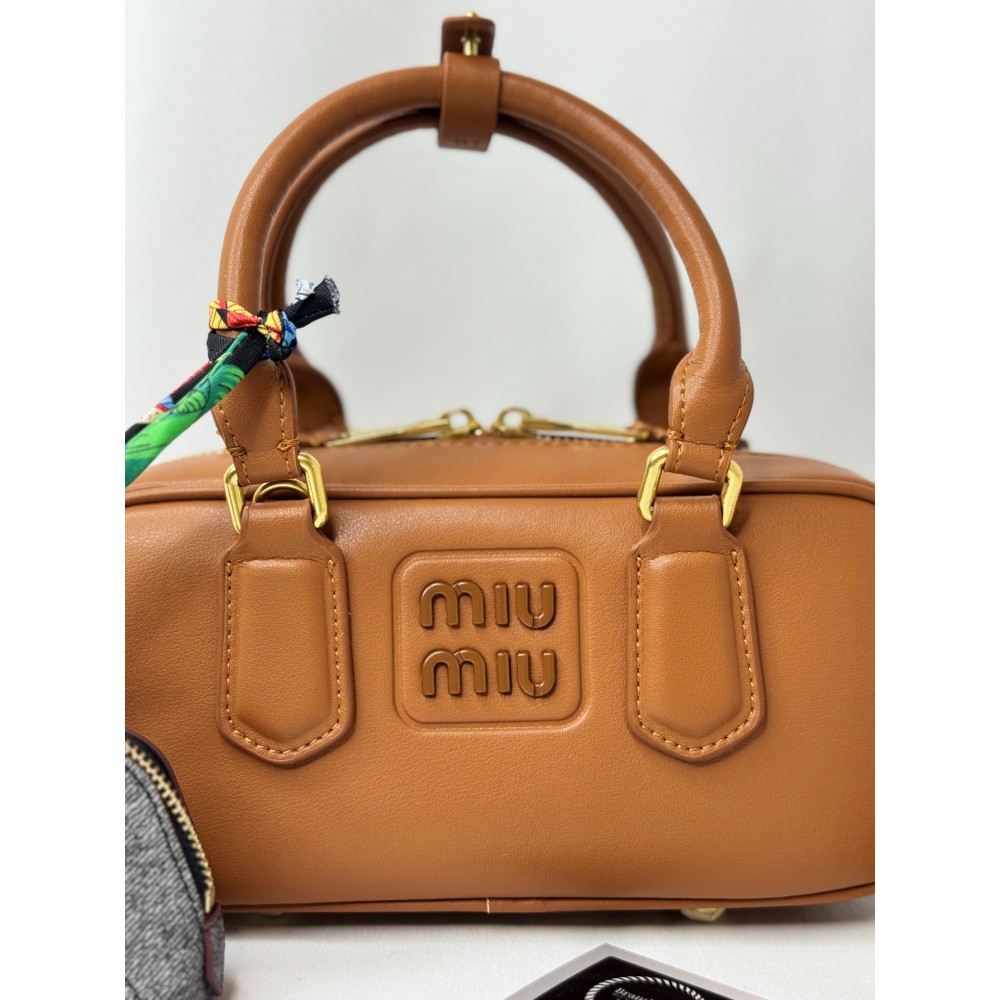 Miu miu Arcadie Leather Bag 22X10.5X7.5Cm Bags