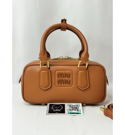 Miu miu Arcadie Leather Bag 22X10.5X7.5Cm