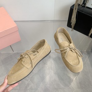 MiuMiu Faded Unlined suede loafers 35-42 Shoes