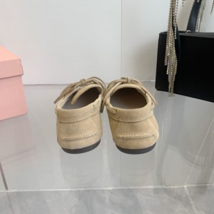 MiuMiu Faded Unlined suede loafers 35-42 Shoes