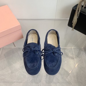 MiuMiu Faded Unlined suede loafers 35-42 Shoes