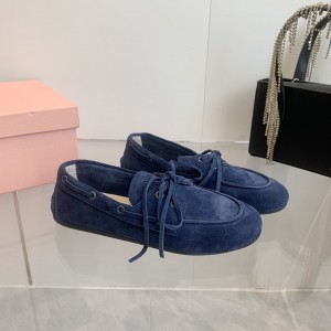 MiuMiu Faded Unlined suede loafers 35-42 Shoes