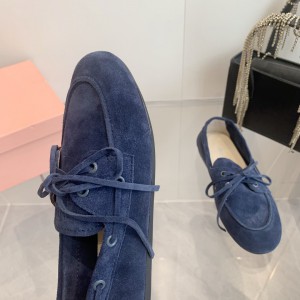 MiuMiu Faded Unlined suede loafers 35-42 Shoes