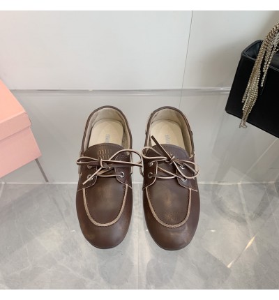 MiuMiu Faded Unlined loafers 35-42