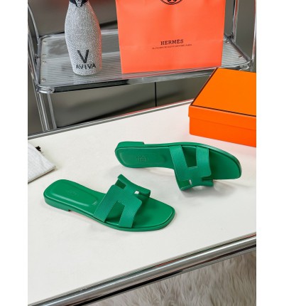 Hermes slides epsom leather 36-42 oran Vert Lierre green