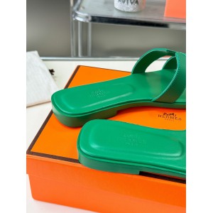 Hermes slides epsom leather 36-42 oran Vert Lierre green Shoes