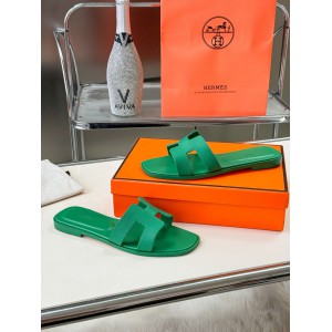 Hermes slides epsom leather 36-42 oran Vert Lierre green Shoes