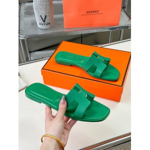 Hermes slides epsom leather 36-42 oran Vert Lierre green Shoes