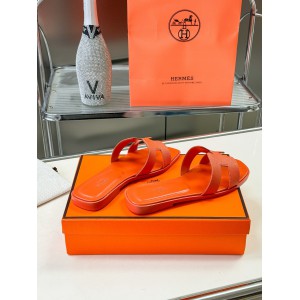 Hermes slides epsom leather 36-42 oran orange susnet Shoes