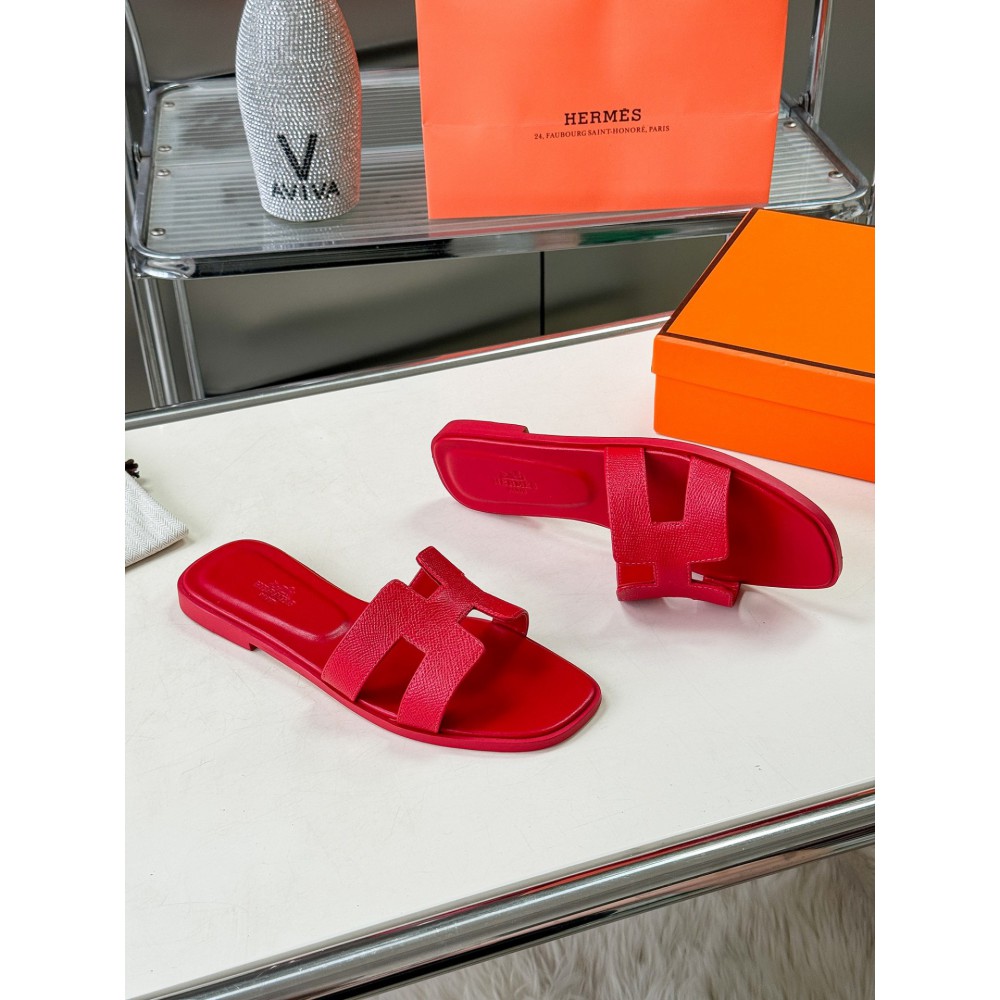 Hermes slides epsom leather 36-42 oran fuschia Shoes