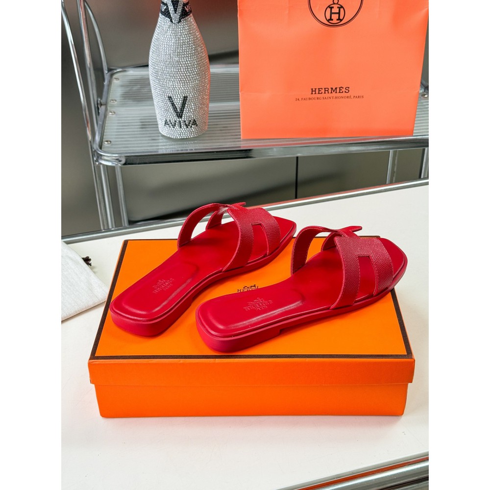 Hermes slides epsom leather 36-42 oran fuschia Shoes