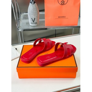 Hermes slides epsom leather 36-42 oran fuschia Shoes