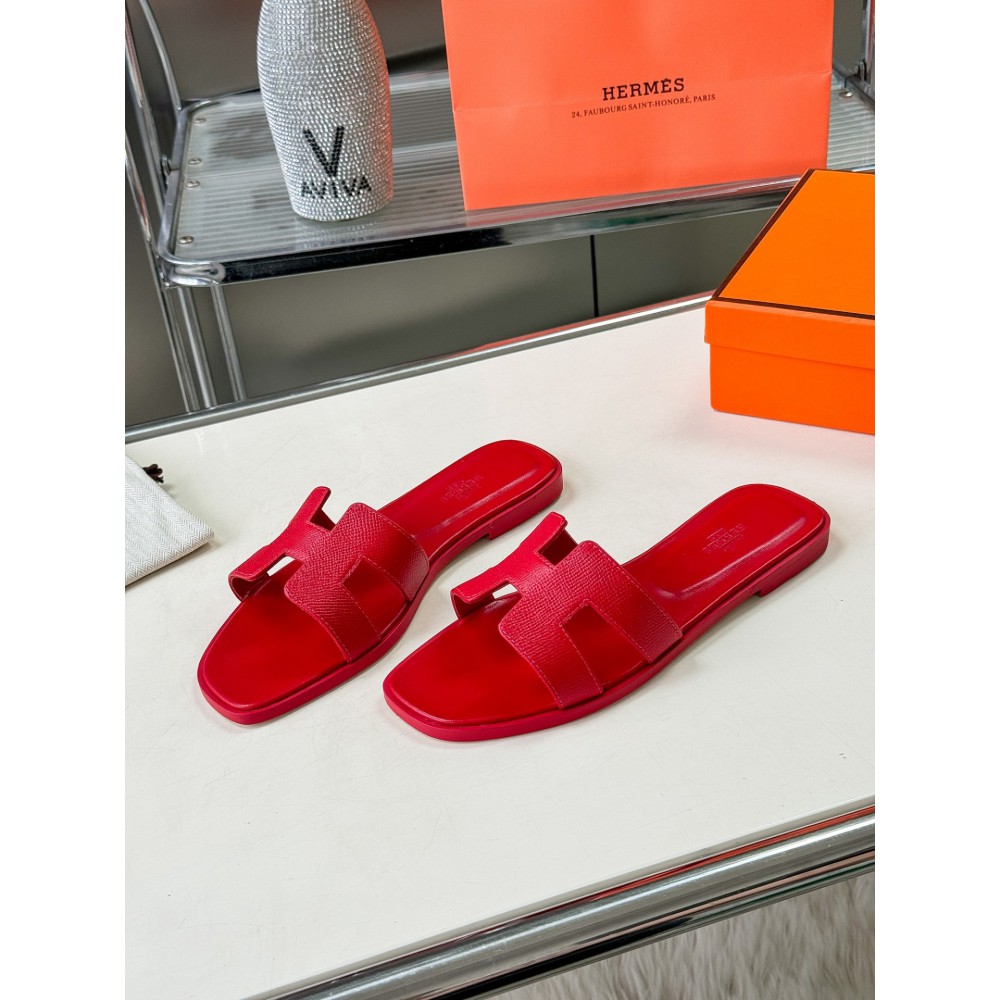 Hermes slides epsom leather 36-42 oran fuschia Shoes