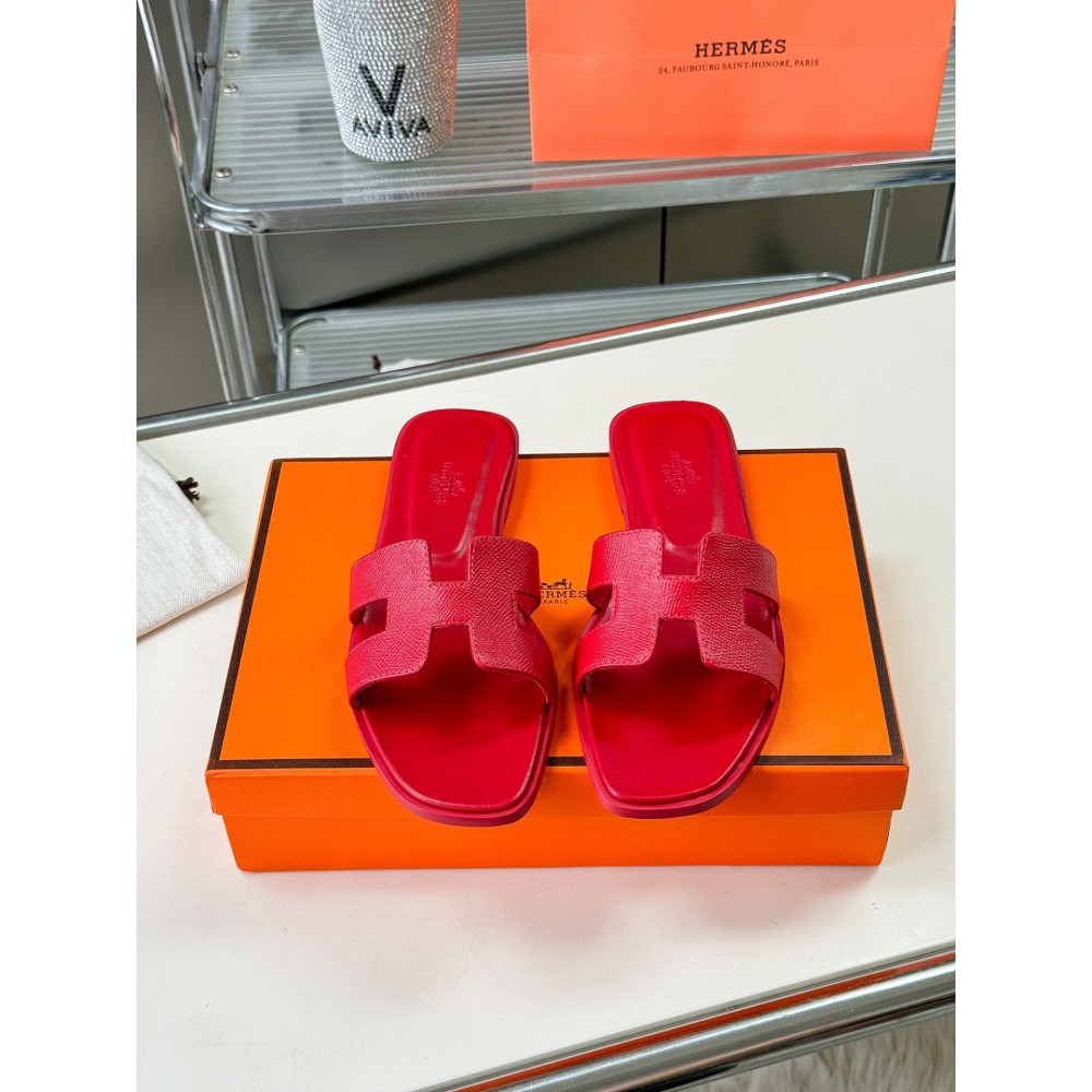 Hermes slides epsom leather 36-42 oran fuschia Shoes