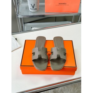 Hermes slides epsom leather 36-42 oran dark grey Shoes