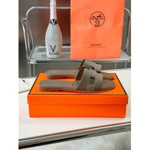 Hermes slides epsom leather 36-42 oran dark grey Shoes