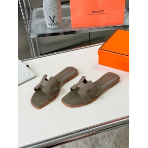 Hermes slides epsom leather 36-42 oran dark grey Shoes