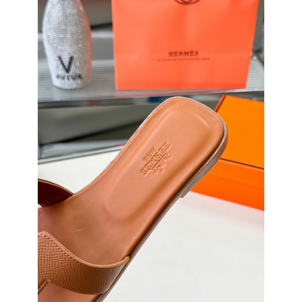 Hermes oran slippers calfskin leather 35-42 Shoes