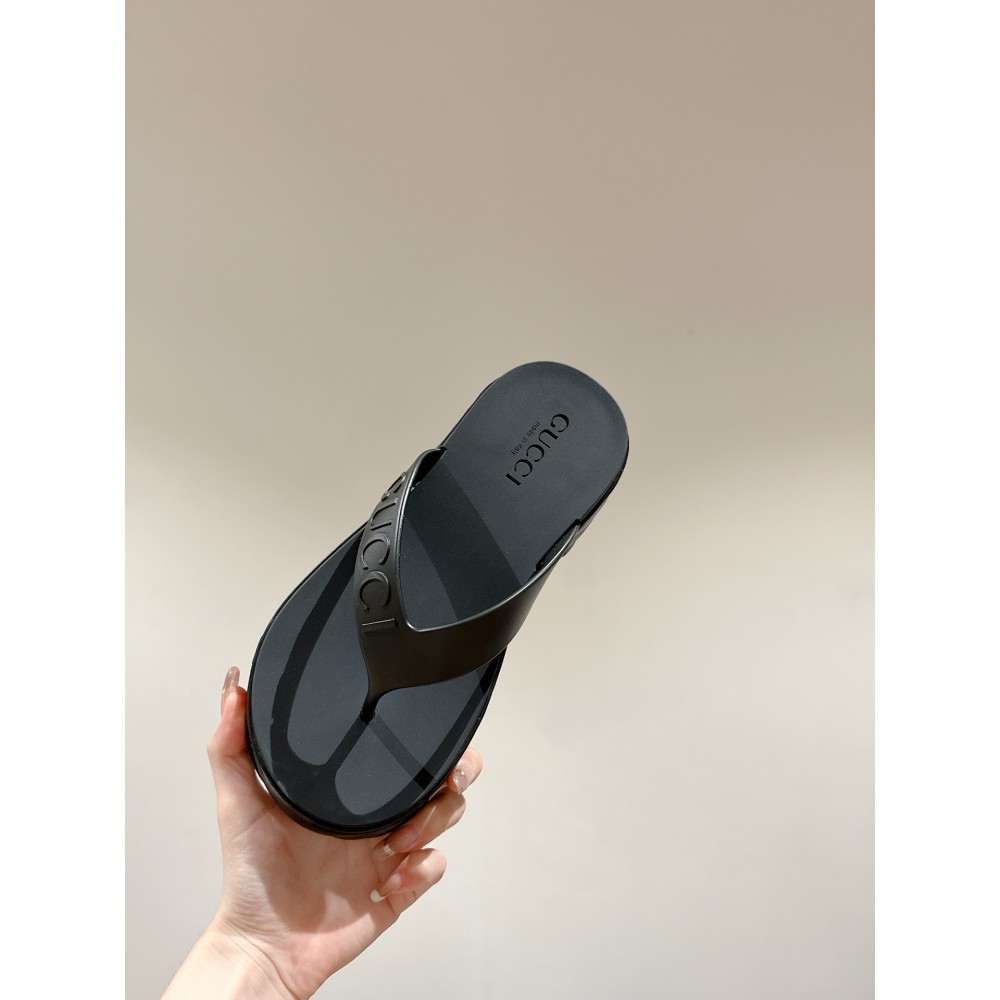 Gucci Embossed rubber platform sandals 35-42 Shoes