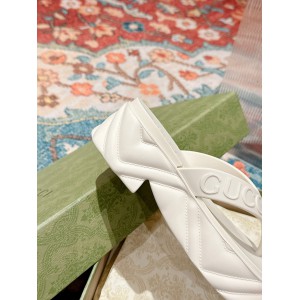 Gucci Embossed rubber platform sandals 35-42 Shoes