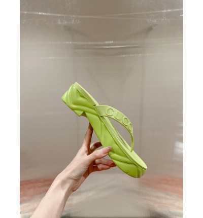 Gucci Embossed rubber platform sandals 35-42