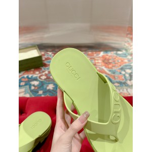 Gucci Embossed rubber platform sandals 35-42 Shoes