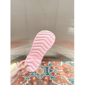 Gucci Embossed rubber platform sandals 35-42 Shoes