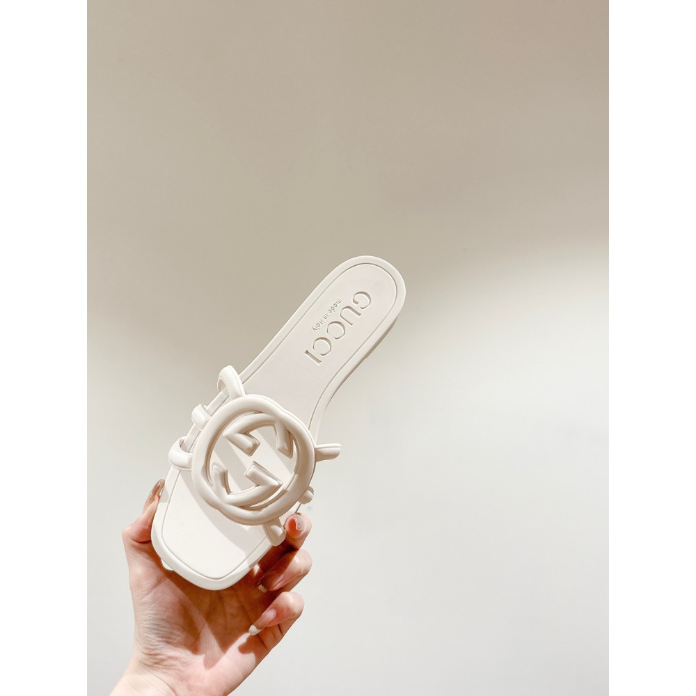 Gucci Interlocking G slides rubber 35-42 Shoes