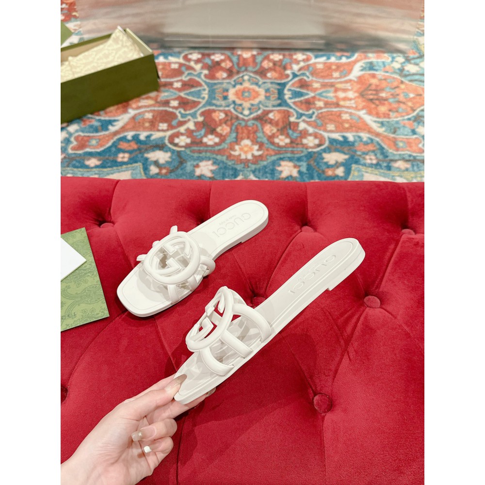 Gucci Interlocking G slides rubber 35-42 Shoes