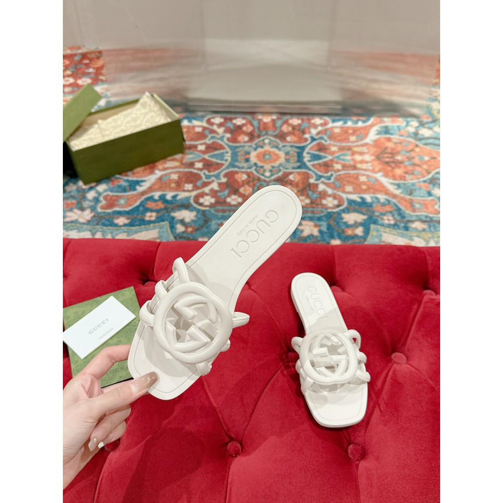 Gucci Interlocking G slides rubber 35-42 Shoes