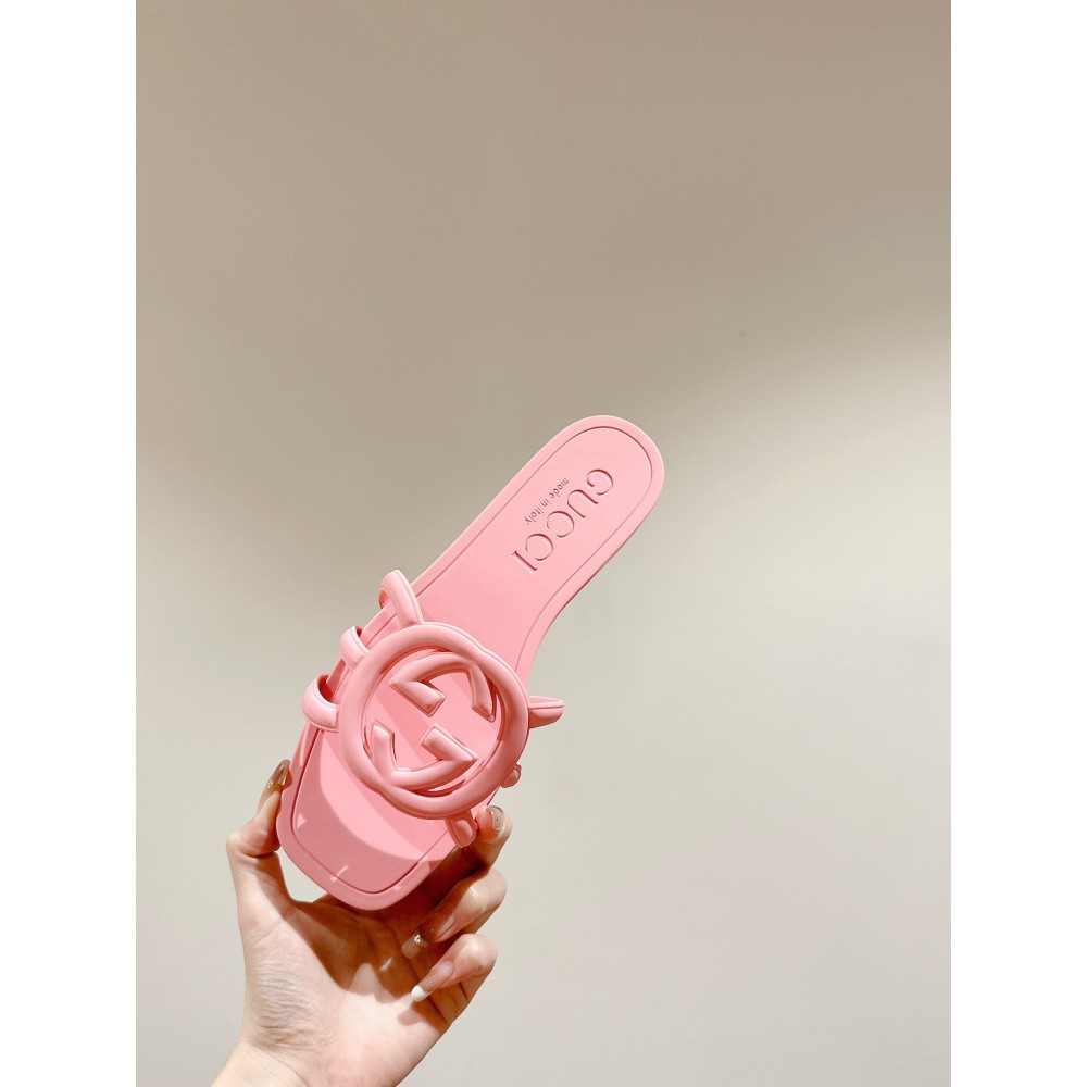 Gucci Interlocking G slides rubber 35-42 Shoes