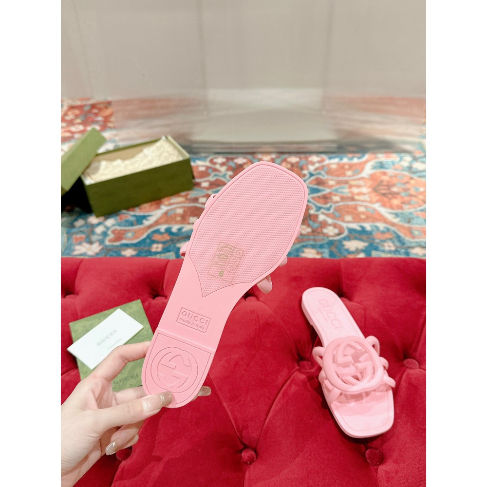 Gucci Interlocking G slides rubber 35-42 Shoes