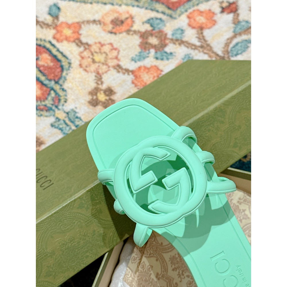 Gucci Interlocking G slides rubber 35-42 Shoes