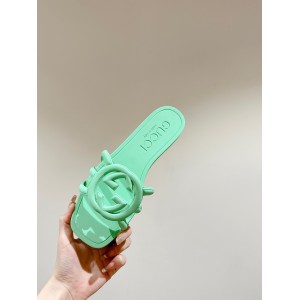 Gucci Interlocking G slides rubber 35-42 Shoes