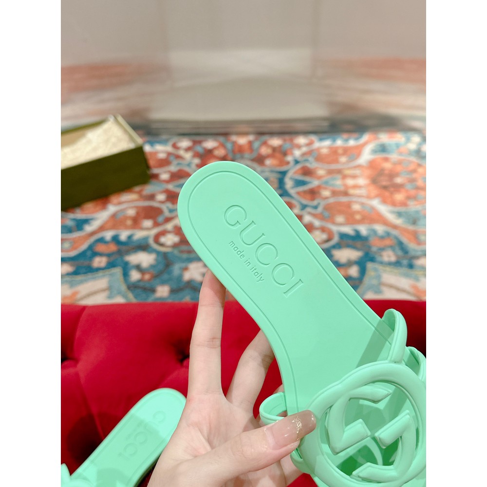 Gucci Interlocking G slides rubber 35-42 Shoes