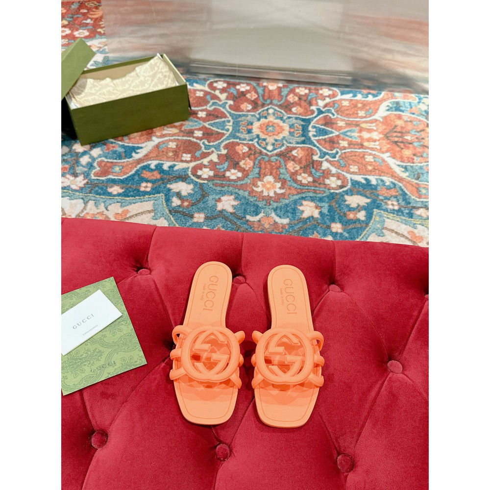 Gucci Interlocking G slides rubber 35-42 Shoes